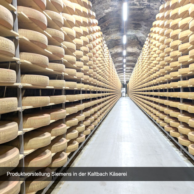 Siemens Produktvorstellung in der Kaltbach Käserei